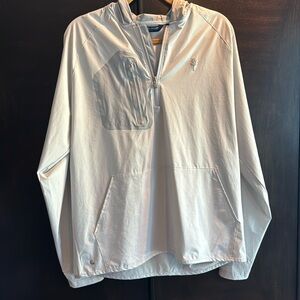 Peter Millar Light Gray Raincoat